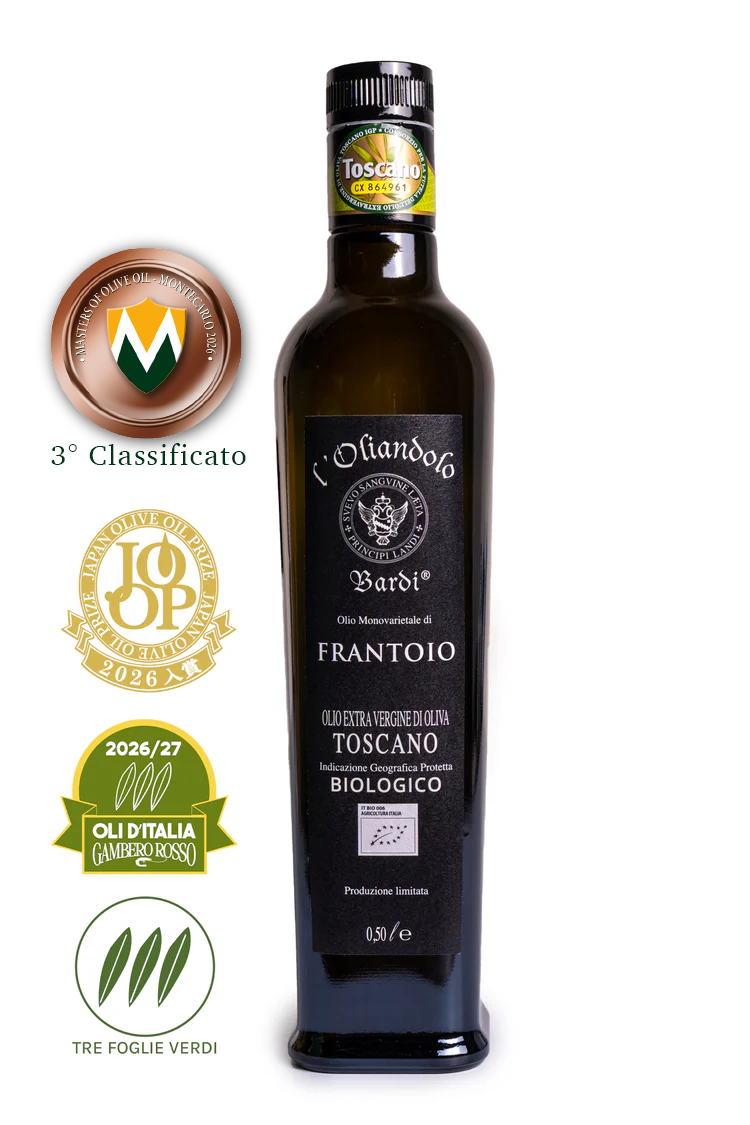 Olio extravergine di oliva Biologico Monovarietale Toscano Bardi | Bottiglia
