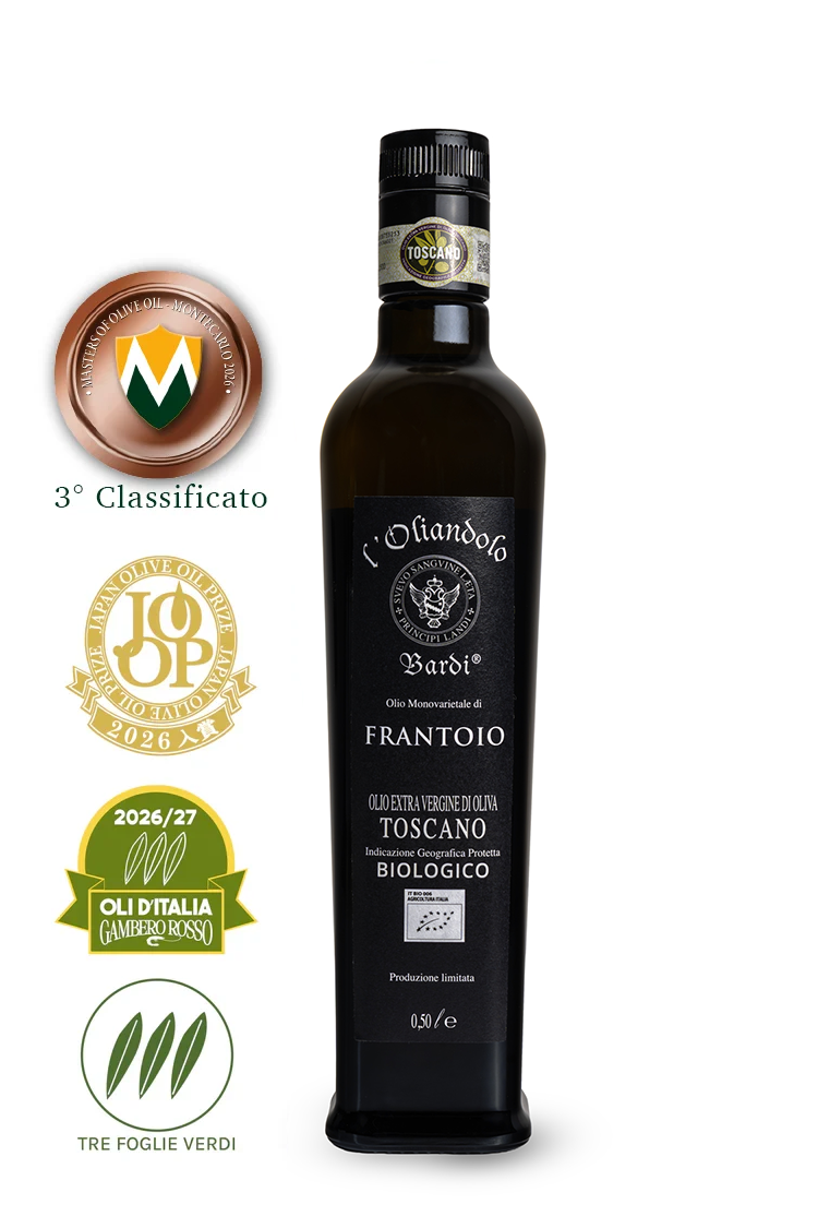 Olio extravergine di oliva Biologico Monovarietale Toscano Bardi | Bottiglia