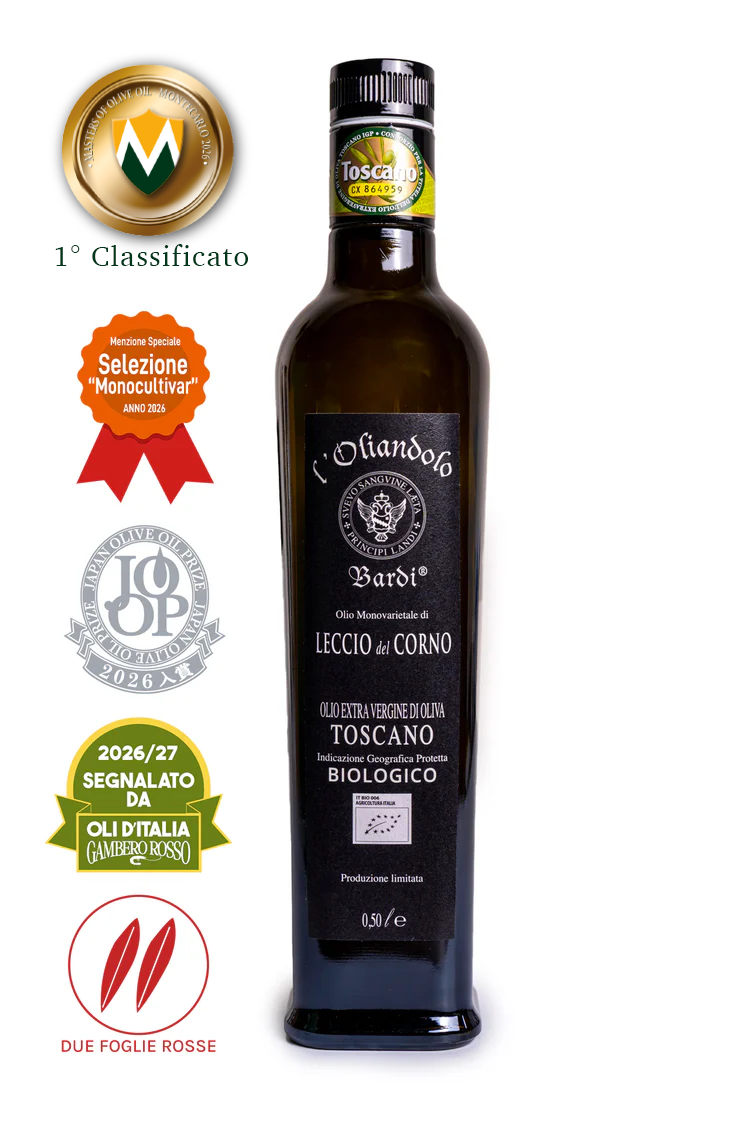 Olio extravergine di oliva Biologico Monovarietale Toscano Bardi | Bottiglia