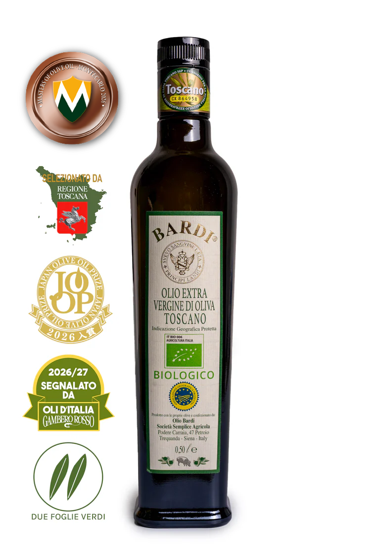 Olio extravergine di oliva Biologico Toscano Bardi | Bottiglia